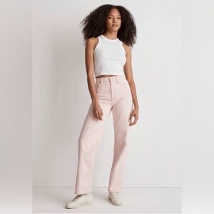 Madewell Perfect Vintage Wide-Leg Jean in Light Pink Wash Size 29 Petite